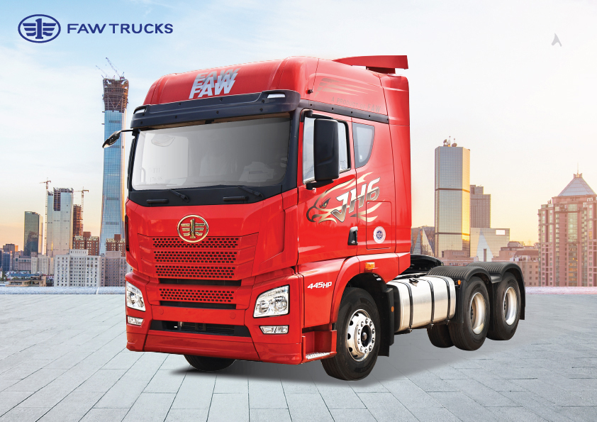 XE ĐẦU KÉO FAW JH6 445HP – ĐỘNG CƠ YUCHAI