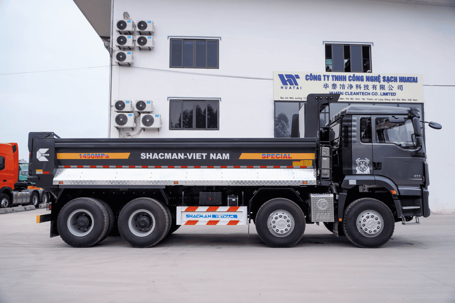 XE BEN SHACMAN H3000S 8X4 WEICHAI 400HP THÙNG U