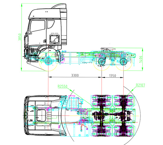 Xe đầu kéo FAW JH6 6×4 – 460HP